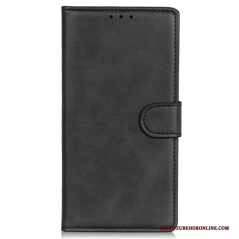 Lederhüllen Sony Xperia 1 Vii Handyhülle Mattes Kunstleder