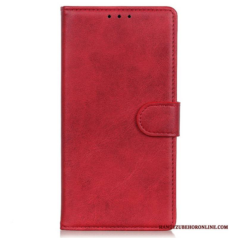 Lederhüllen Sony Xperia 1 Vii Handyhülle Mattes Kunstleder