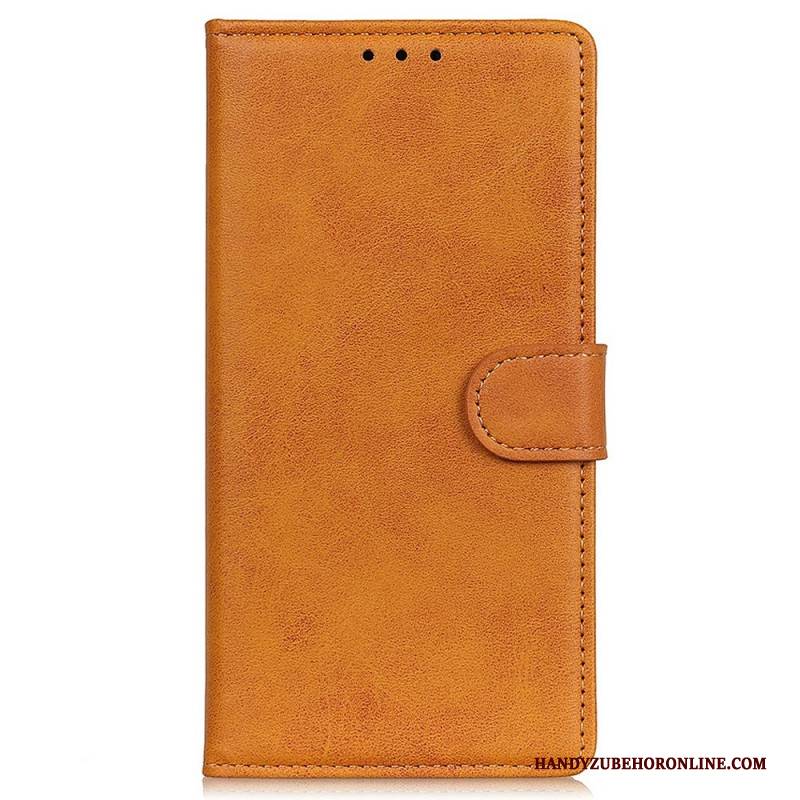 Lederhüllen Sony Xperia 1 Vii Handyhülle Mattes Kunstleder