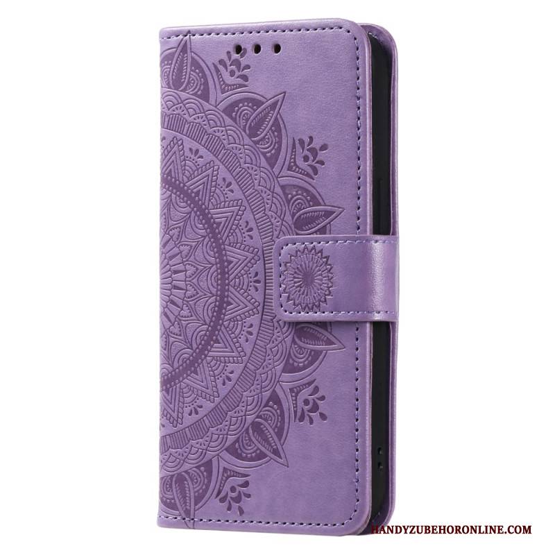 Lederhüllen Sony Xperia 1 Vii Mandala-sonne