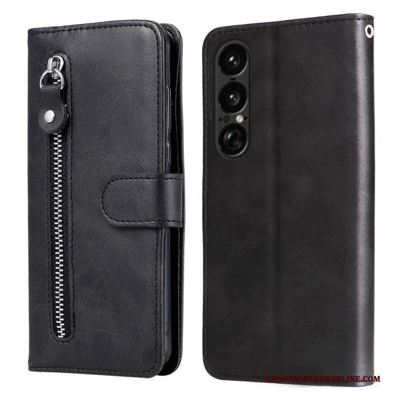 Lederhüllen Sony Xperia 1 Vii Münzgeldbörse