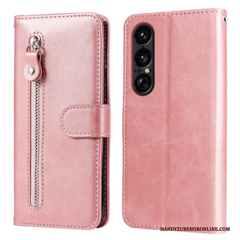 Lederhüllen Sony Xperia 1 Vii Münzgeldbörse