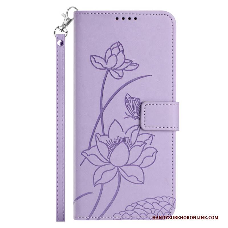 Lederhüllen Sony Xperia 10 Vii Blumenmuster