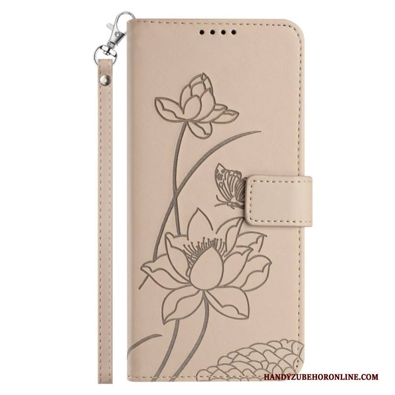 Lederhüllen Sony Xperia 10 Vii Blumenmuster