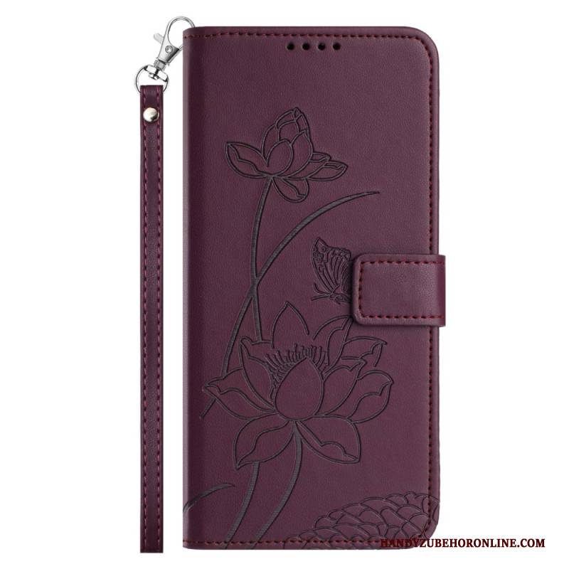 Lederhüllen Sony Xperia 10 Vii Blumenmuster