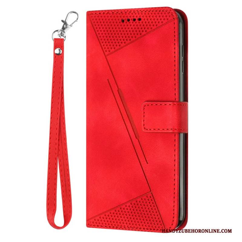 Lederhüllen Sony Xperia 10 Vii Handyhülle Geometrisches Design