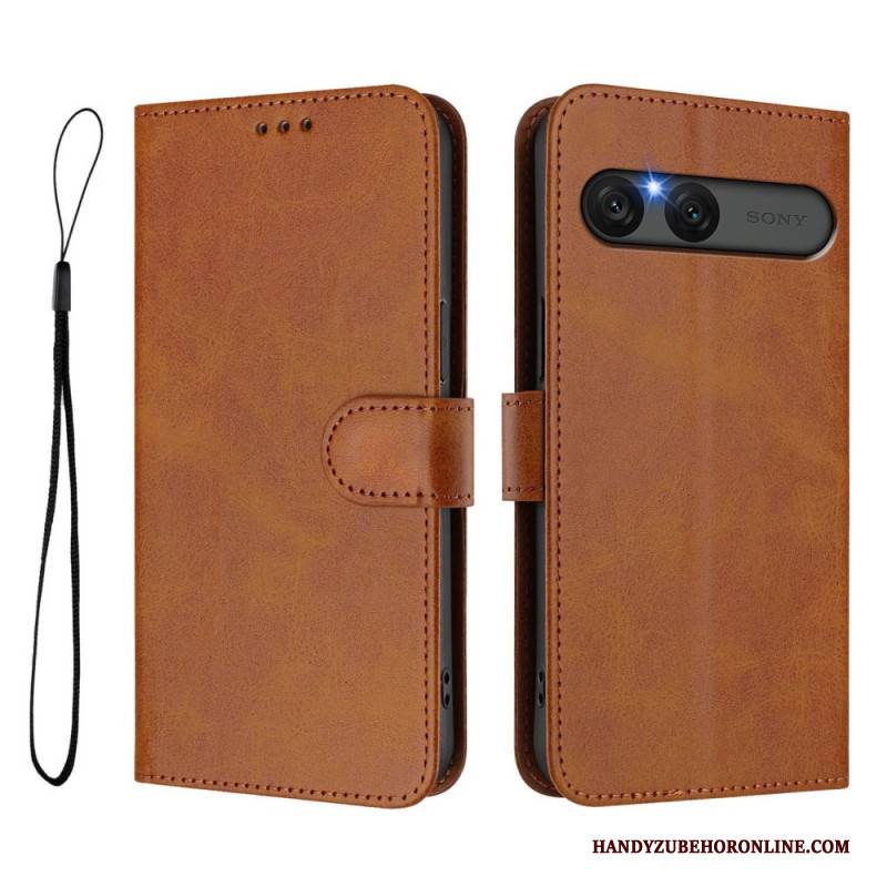 Lederhüllen Sony Xperia 10 Vii Handyhülle Lederoptik