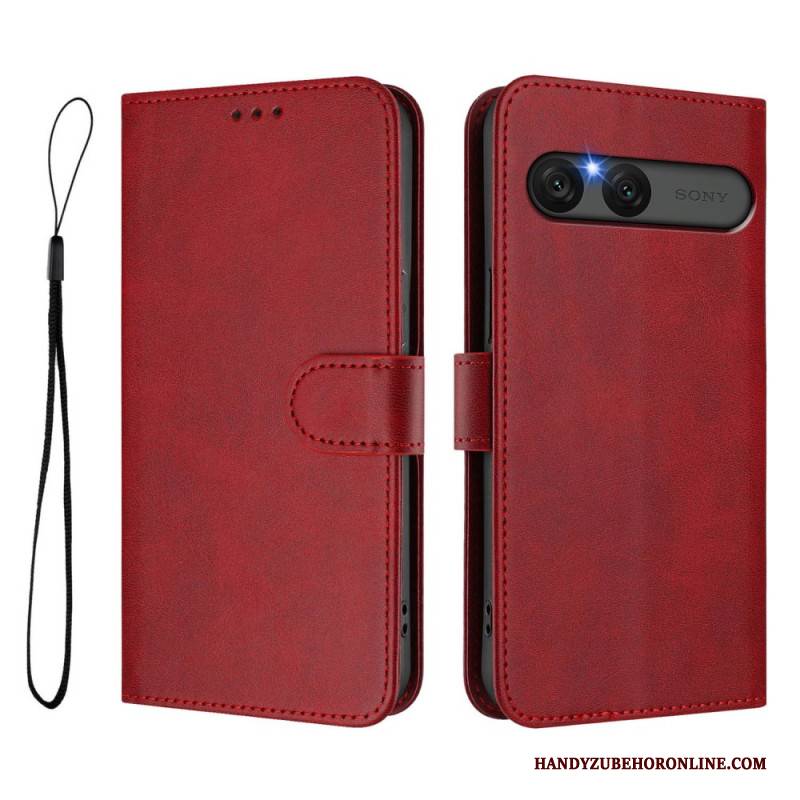 Lederhüllen Sony Xperia 10 Vii Handyhülle Lederoptik