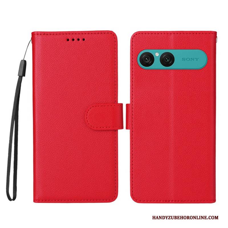 Lederhüllen Sony Xperia 10 Vii Handyhülle Lederoptik Und Rfid-schutz