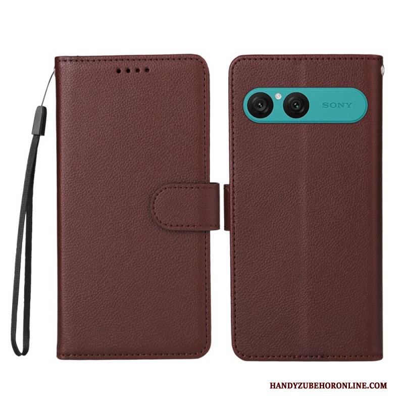Lederhüllen Sony Xperia 10 Vii Handyhülle Lederoptik Und Rfid-schutz
