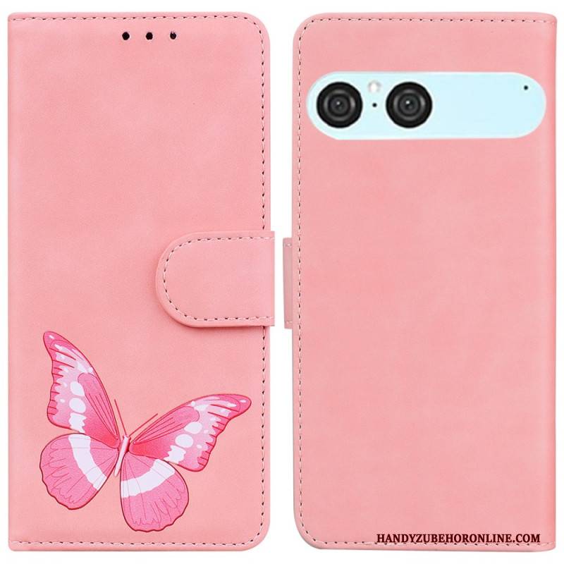 Lederhüllen Sony Xperia 10 Vii Handyhülle Schmetterling