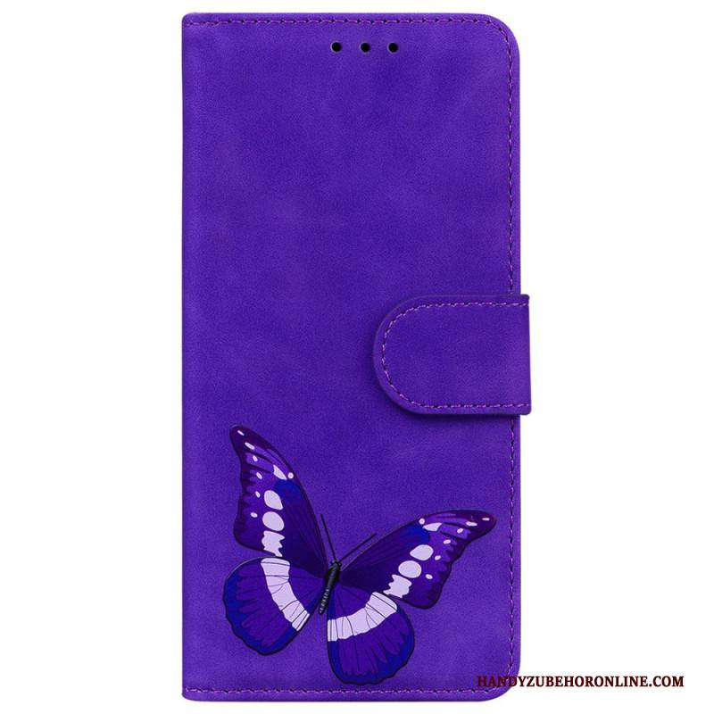 Lederhüllen Sony Xperia 10 Vii Handyhülle Schmetterling