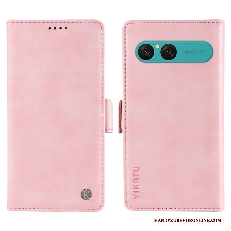 Lederhüllen Sony Xperia 10 Vii Handyhülle Yikatu