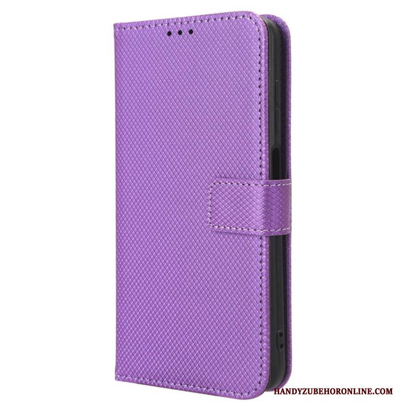 Lederhüllen Vivo V40 5g Diamantstruktur