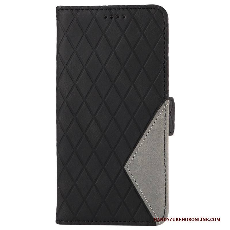 Lederhüllen Vivo V40 5g Handyhülle Rautenmuster