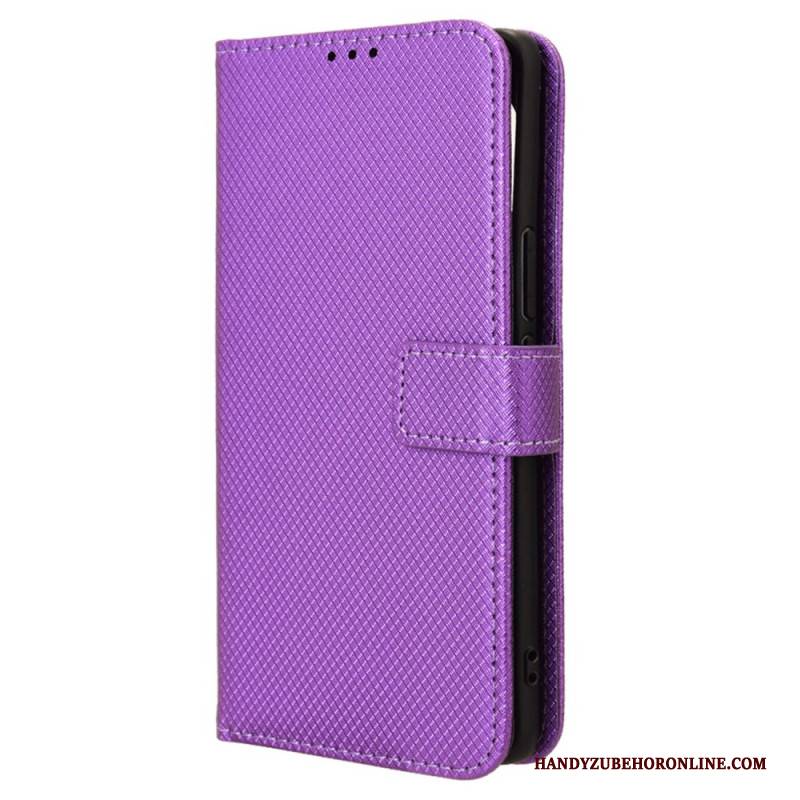 Lederhüllen Vivo V40 Lite 5g Diamantstruktur