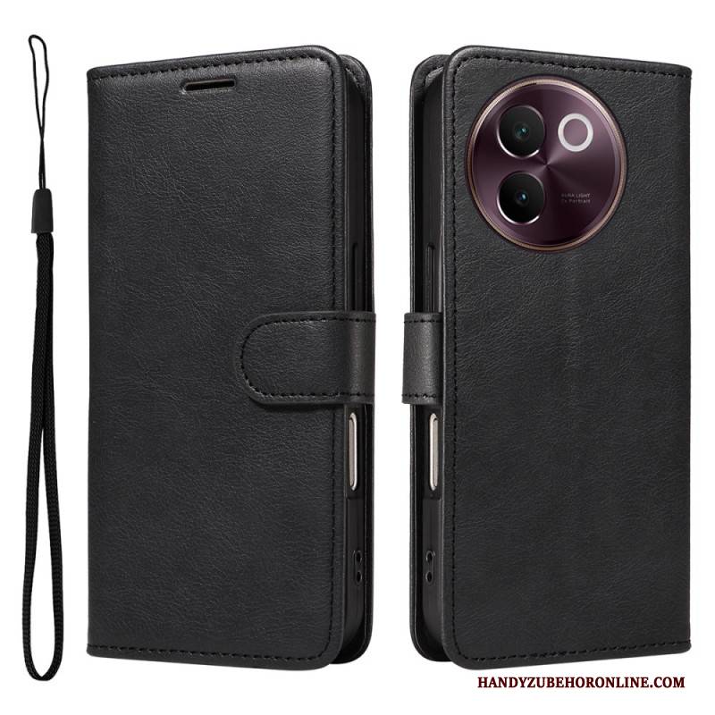 Lederhüllen Vivo V40 Lite 5g Glattlederoptik