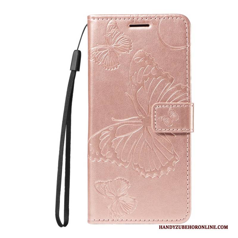 Lederhüllen Vivo V50 5g Handyhülle Riesige Schmetterlinge