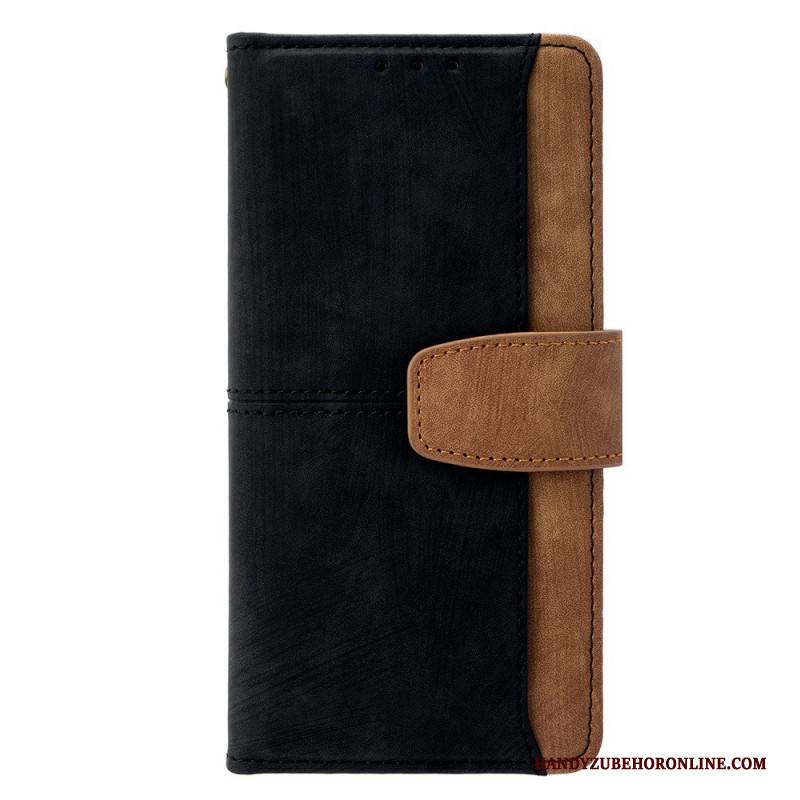 Lederhüllen Vivo V50 Lite 5g Handyhülle Zweifarbiger Rfid-schutz