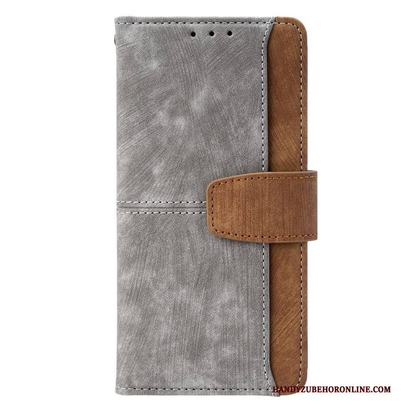 Lederhüllen Vivo V50 Lite 5g Handyhülle Zweifarbiger Rfid-schutz