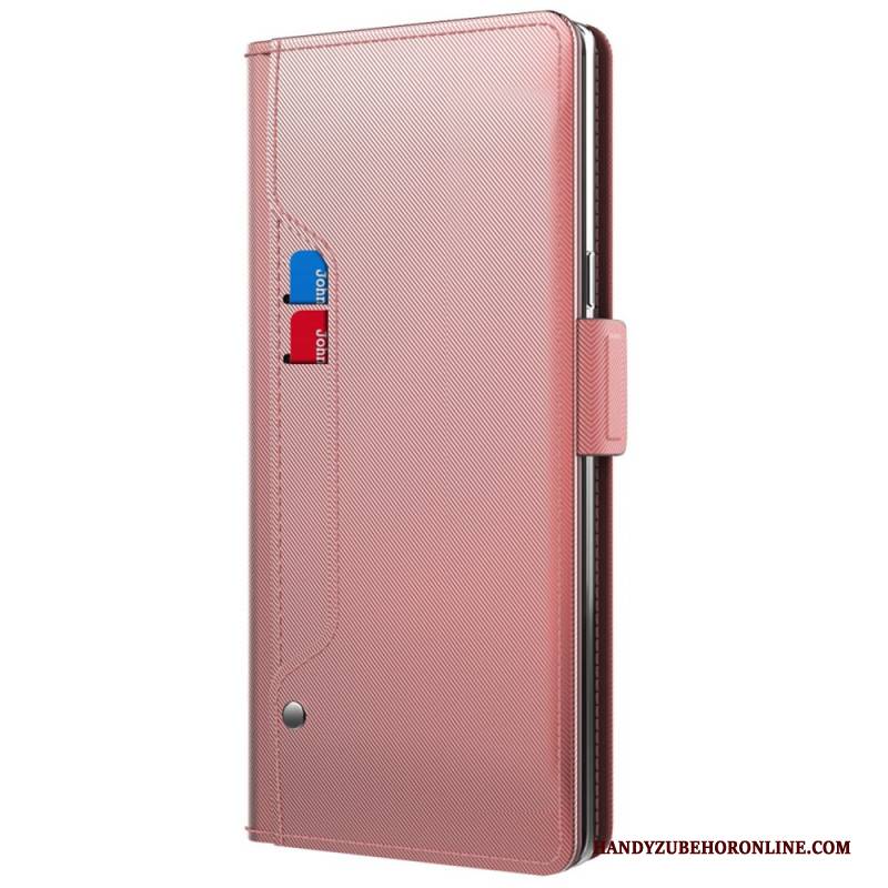 Lederhüllen Vivo V50e 5g Kartenhalter Mit Spiegel