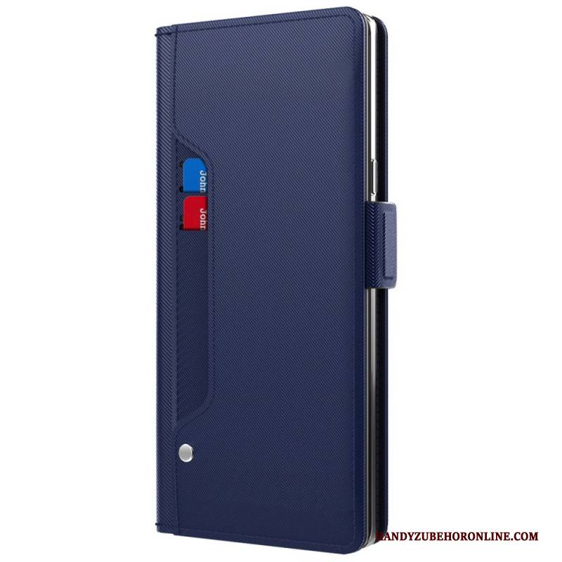 Lederhüllen Vivo V50e 5g Kartenhalter Mit Spiegel