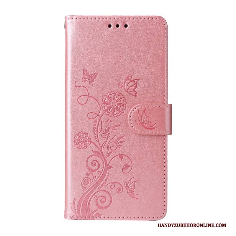 Lederhüllen Vivo V60 Lite Blumenmuster