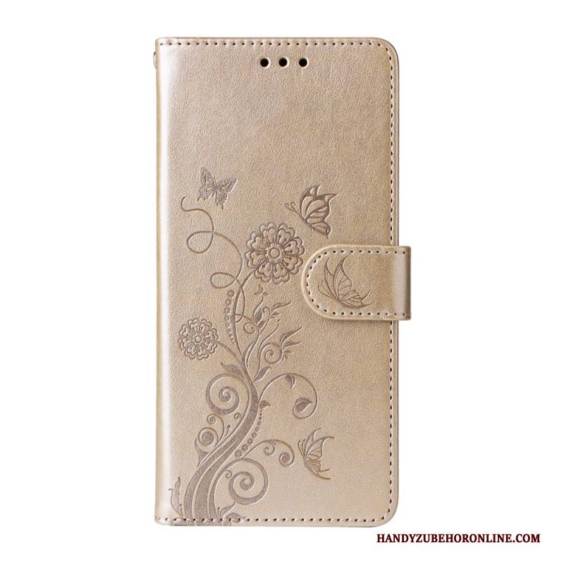 Lederhüllen Vivo V60 Lite Blumenmuster