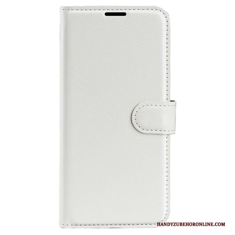 Lederhüllen Vivo X100 Pro Litschi-kunstleder