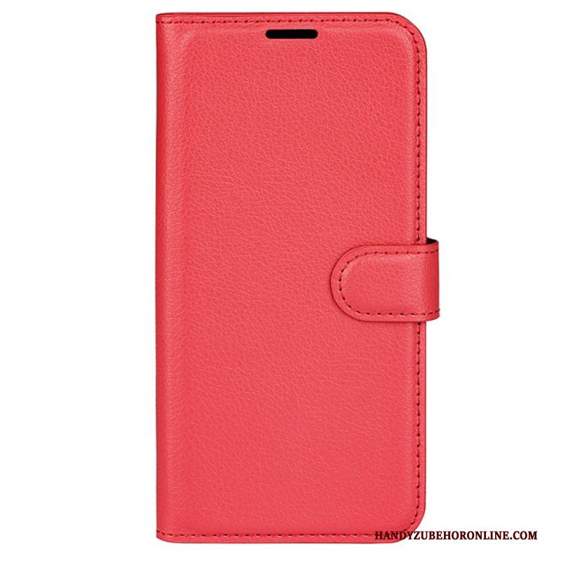 Lederhüllen Vivo X100 Pro Litschi-kunstleder