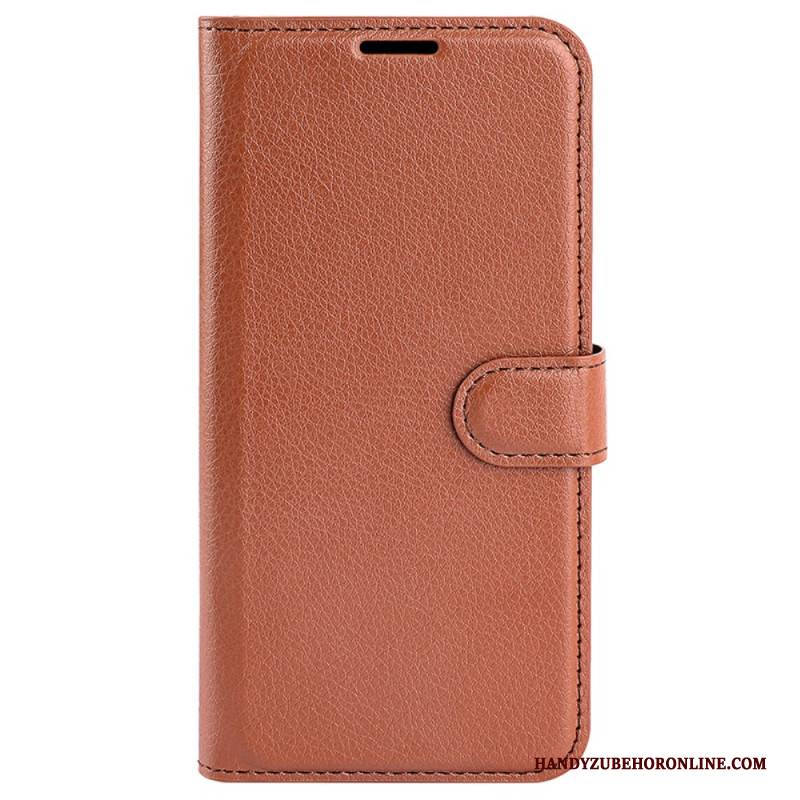 Lederhüllen Vivo X100 Pro Litschi-kunstleder