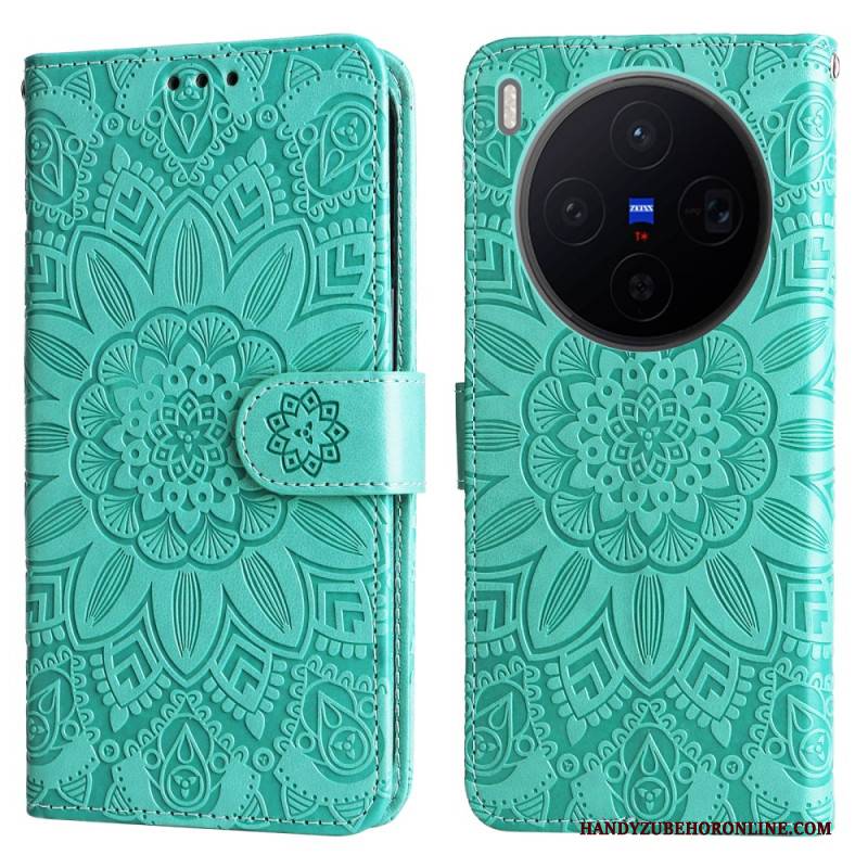 Lederhüllen Vivo X300 Handyhülle Mandala