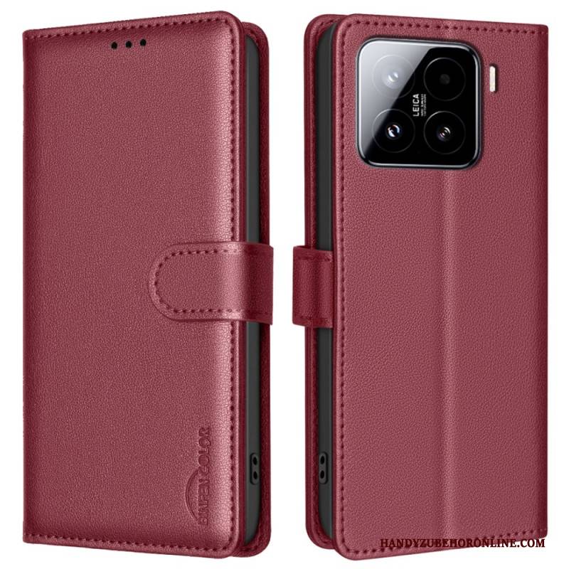 Lederhüllen Xiaomi 15 Handyhülle Binfen Color Klassisch