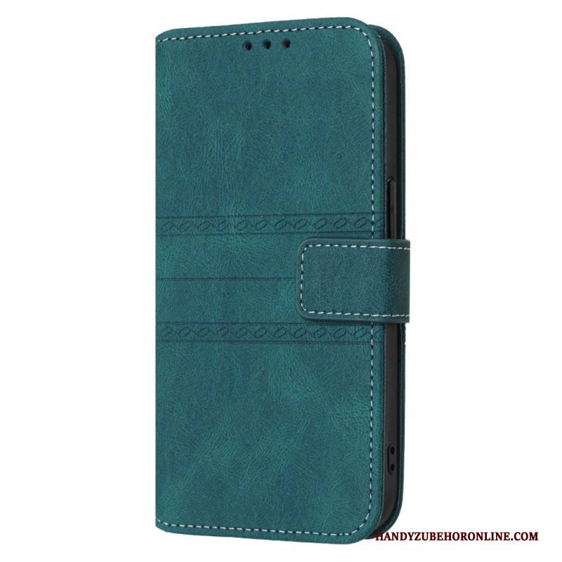 Lederhüllen Xiaomi 15 Handyhülle Doppelfries