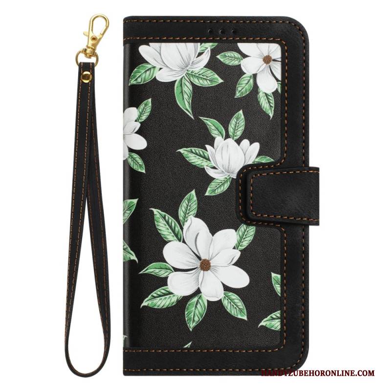 Lederhüllen Xiaomi 15 Handyhülle Geldbörse Mit Blumenmuster