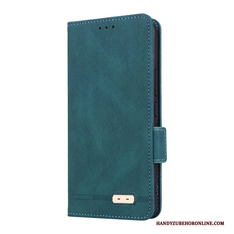 Lederhüllen Xiaomi 15 Handyhülle Geldbörse Mit Metallverzierung