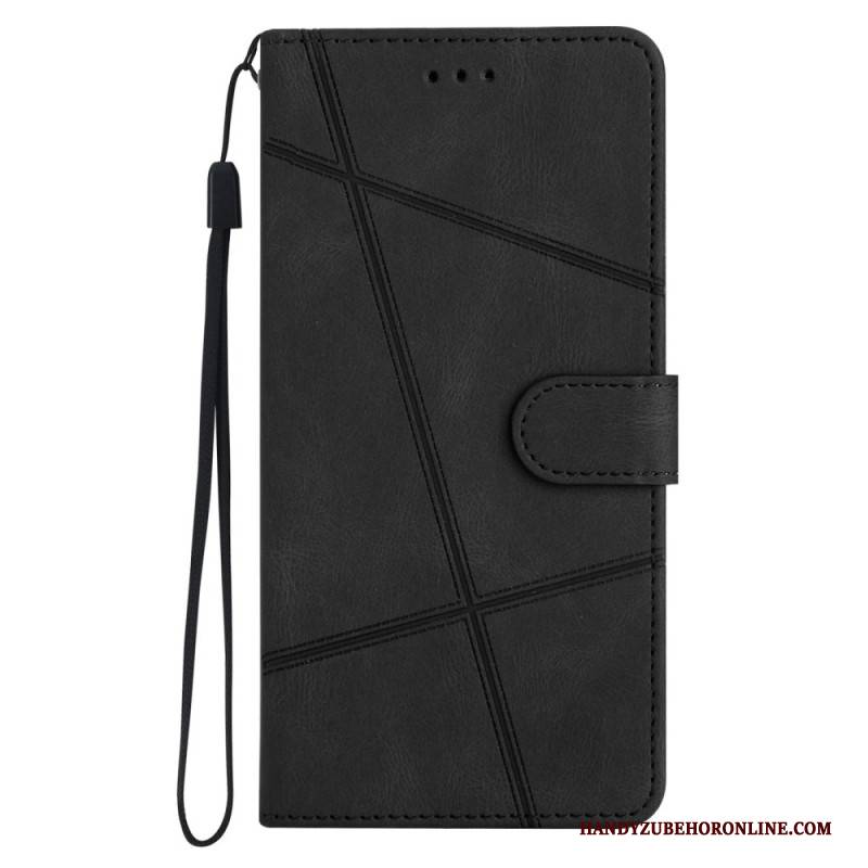 Lederhüllen Xiaomi 15 Handyhülle Linien