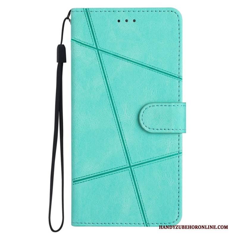 Lederhüllen Xiaomi 15 Handyhülle Linien