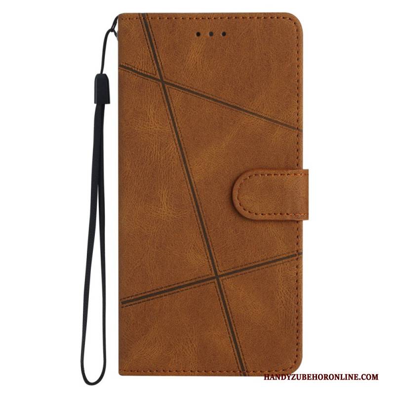 Lederhüllen Xiaomi 15 Handyhülle Linien