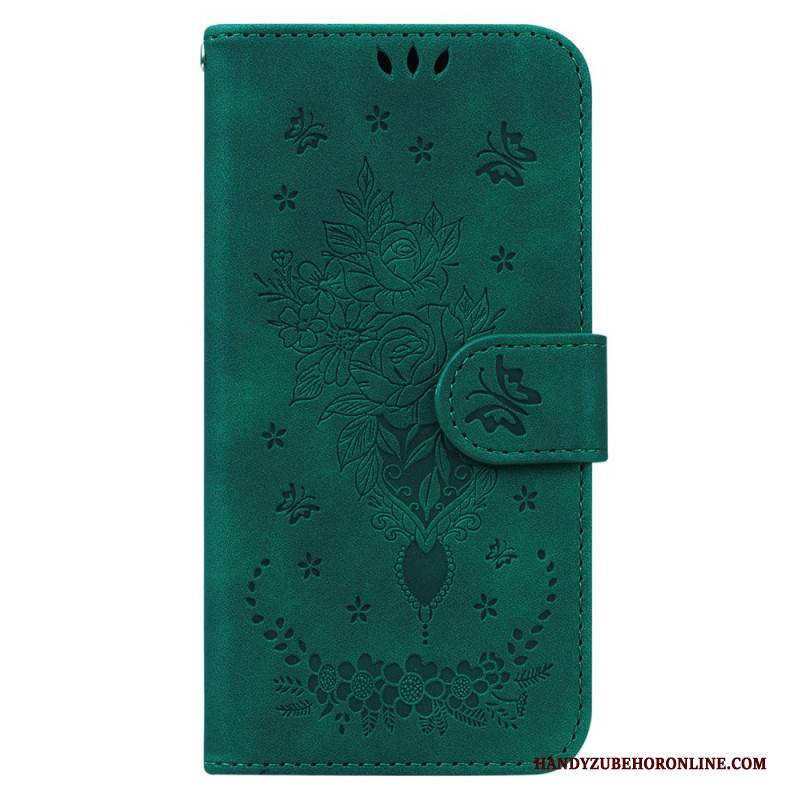 Lederhüllen Xiaomi 15 Handyhülle Rosen