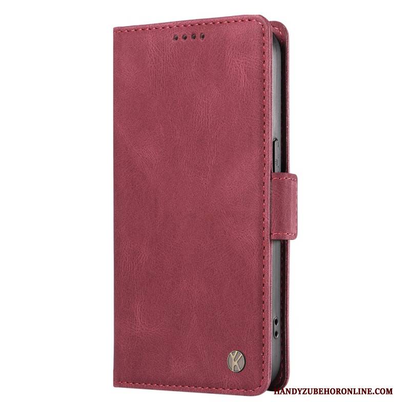Lederhüllen Xiaomi 15 Handyhülle Ykatu Wildleder-effekt
