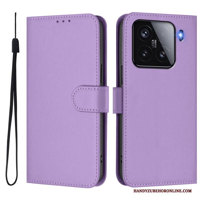 Lederhüllen Xiaomi 15 Integrierter Ständer Mit Verstellbaren Betrachtungswinkeln