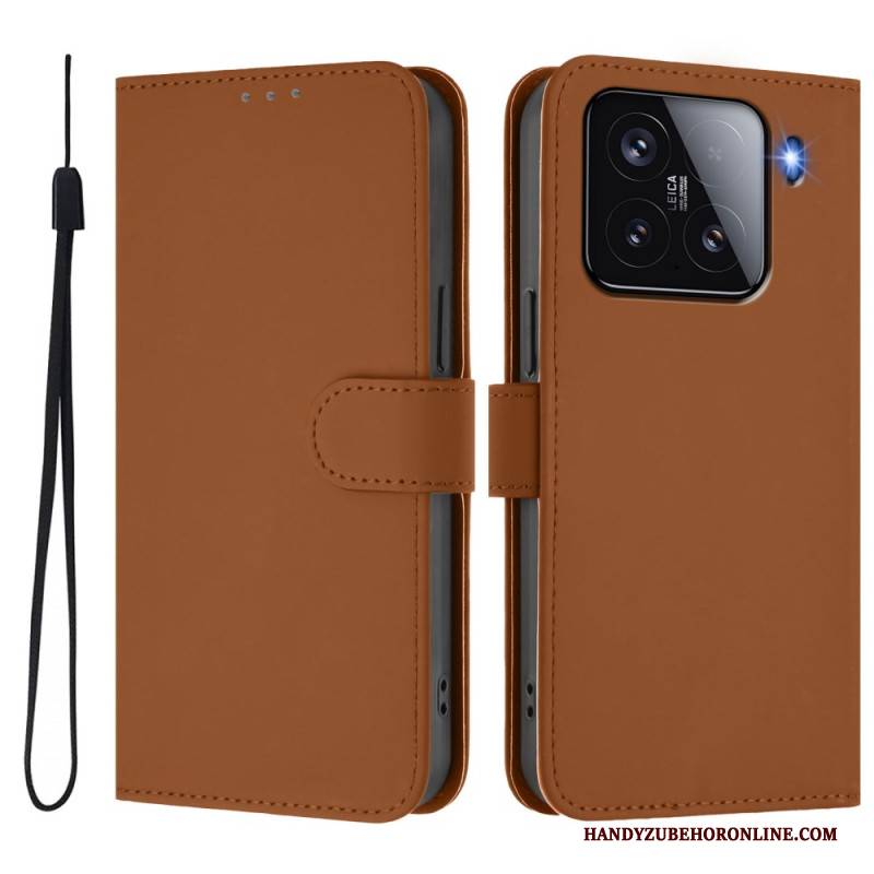 Lederhüllen Xiaomi 15 Integrierter Ständer Mit Verstellbaren Betrachtungswinkeln