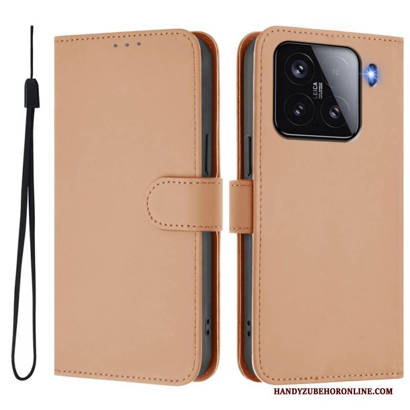 Lederhüllen Xiaomi 15 Integrierter Ständer Mit Verstellbaren Betrachtungswinkeln