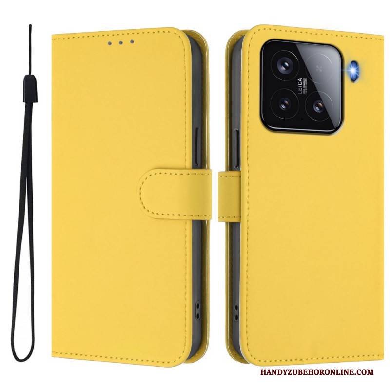 Lederhüllen Xiaomi 15 Integrierter Ständer Mit Verstellbaren Betrachtungswinkeln