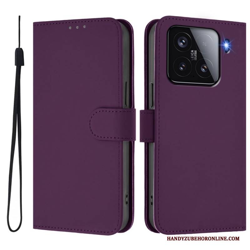 Lederhüllen Xiaomi 15 Integrierter Ständer Mit Verstellbaren Betrachtungswinkeln