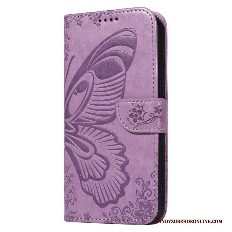 Lederhüllen Xiaomi 15 Pro Handyhülle Schmetterlingsdesign