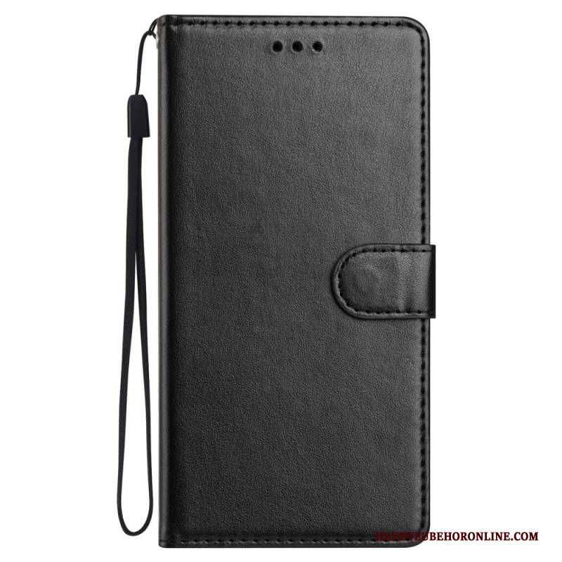 Lederhüllen Xiaomi 15 Pro Kunstleder Mit Riemen