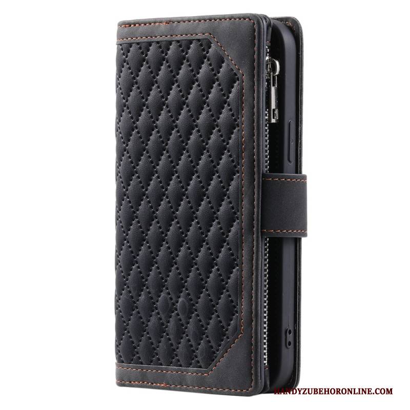 Lederhüllen Xiaomi 15 Pro Multifunktionale Gesteppte Geldbörse