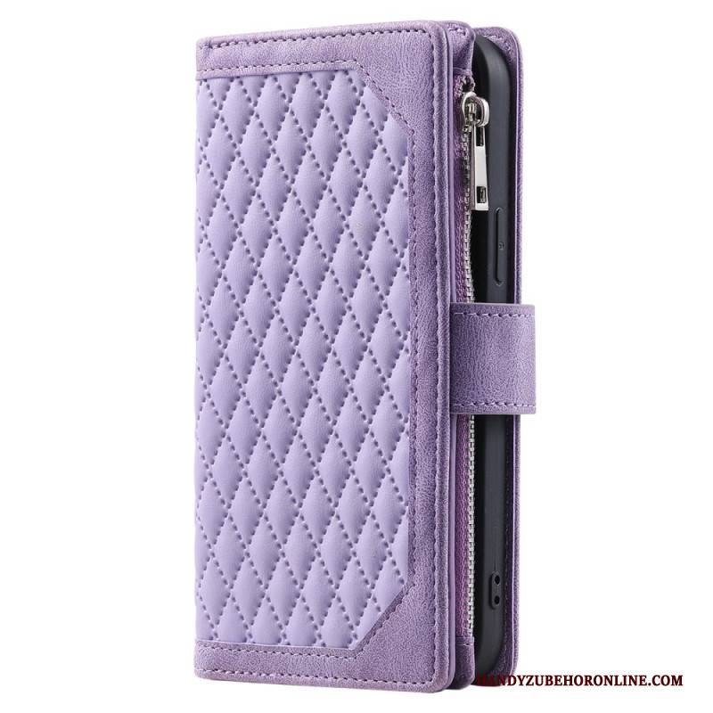 Lederhüllen Xiaomi 15 Pro Multifunktionale Gesteppte Geldbörse